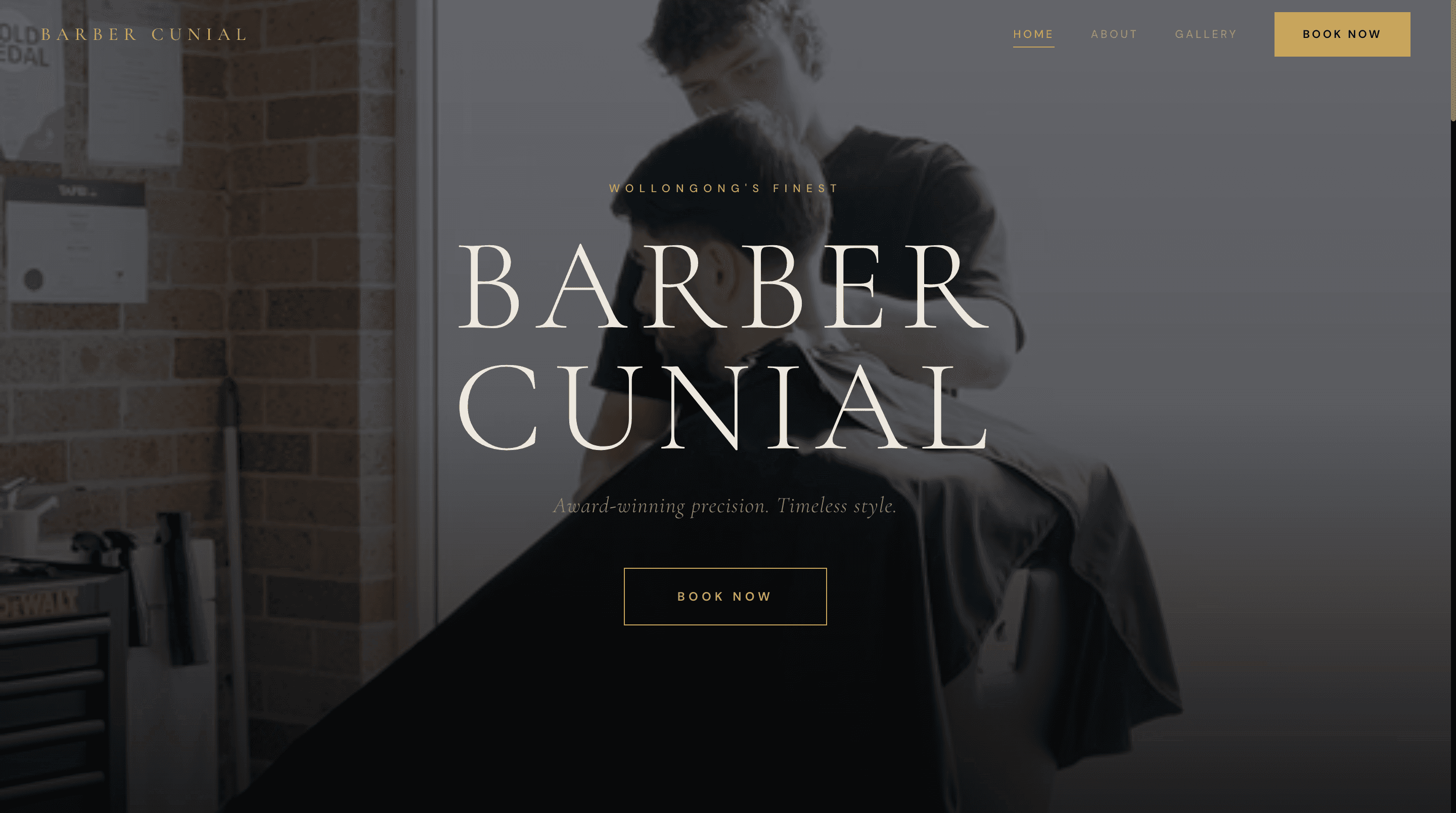 Barber Cunial website