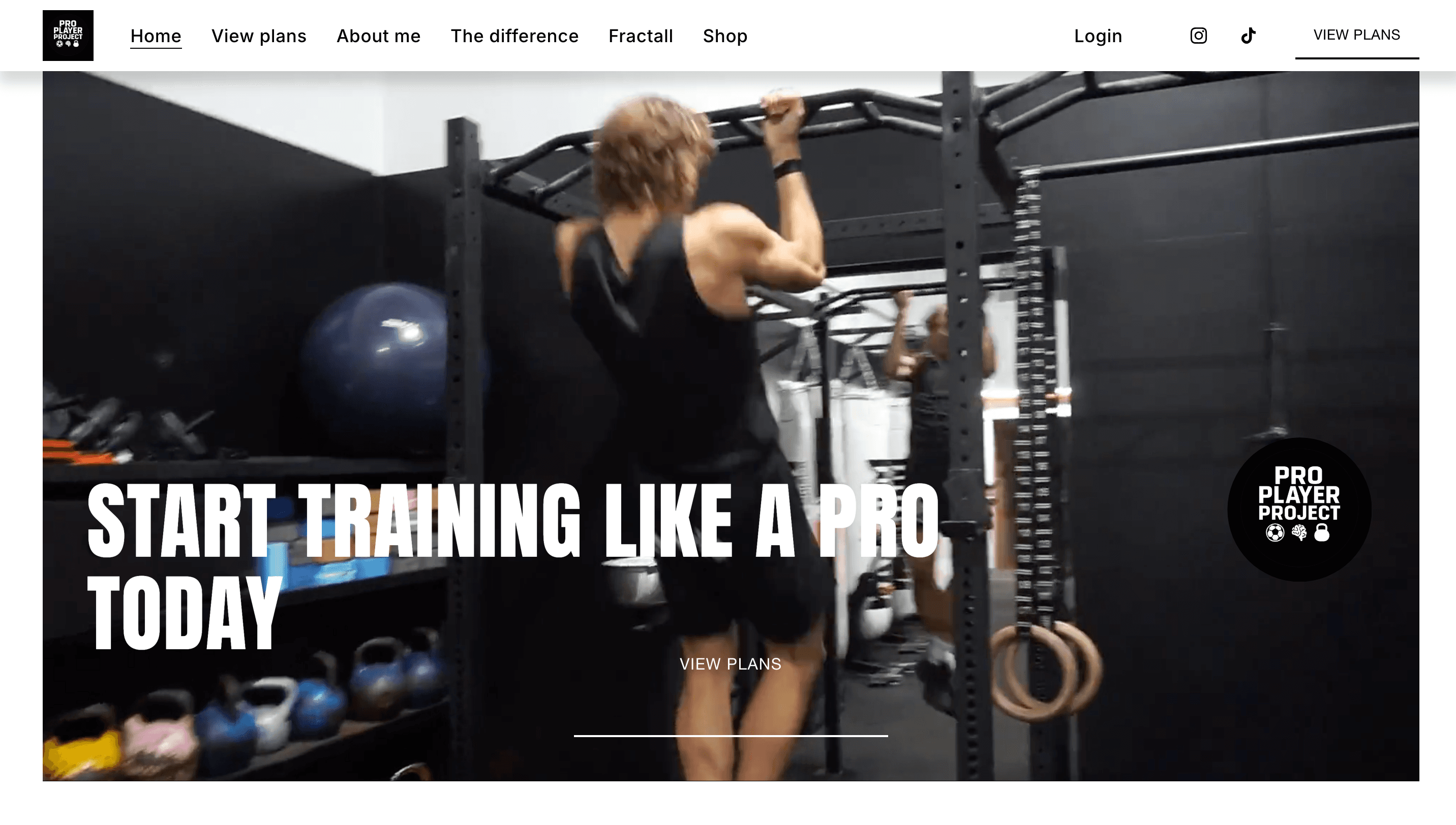 Pro Player Project website